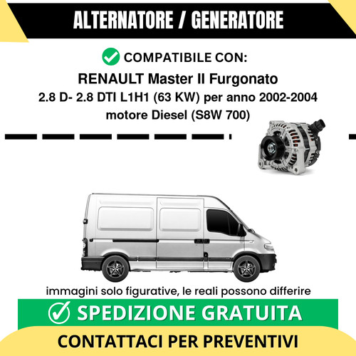 Alternatore renault master - alternatore, ii