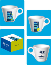 LAVAZZA 2 Tazzine Espresso ATP Finals Tennis Torino 2024 - Limited Edition RARE