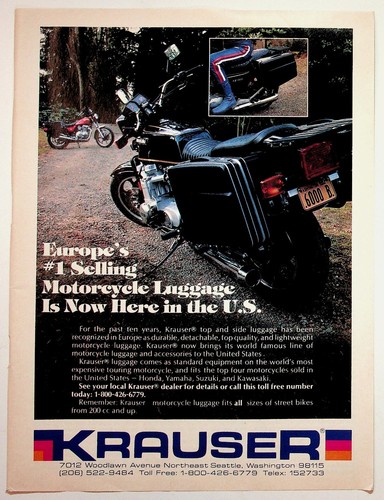 Krauser 1980 stampa epoca - stampa, d'epoca