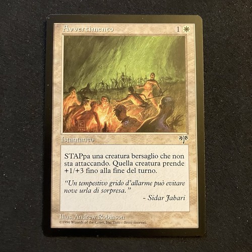 Mtg avvertimento ita mirage - i,