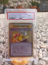 Pikachu Illustrator Japanese Holo PSA 10 Fan Art 