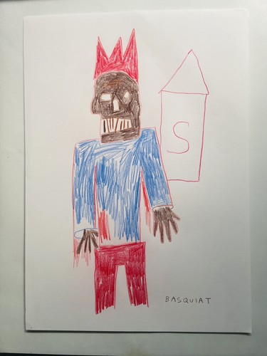 Jean michel basquiat disegno - basquiat,