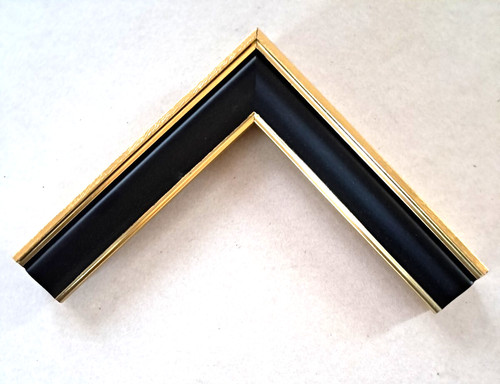 Cornice legno oro nero - cornice, in