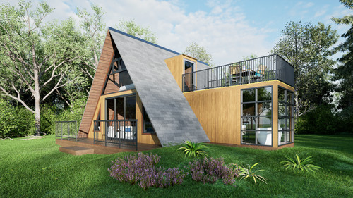 Piano casa cabina - , a-frame
