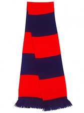 Sciarpa acrilico TEAM SCARF cm 136 x19 in 6 colori BOLOGNA GENOA CAGLIARI
