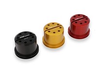 GHIERA DI STERZO NERO CNC