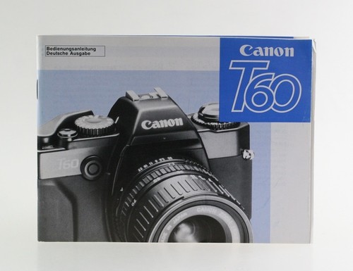 Manuale istruzioni canon t60 - manuale,