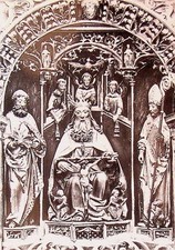 Segonzano (Trento). Chiesa Parrocchiale. Pala Altare Maggiore del sec. XV.