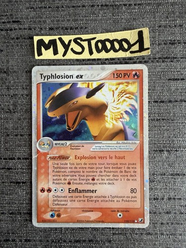 Carte pokémon typhlosion - carte, ex