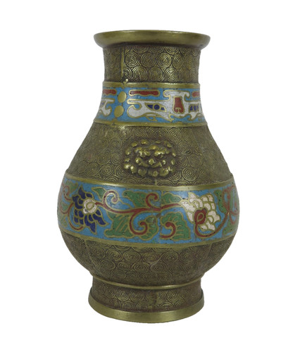 Vaso cinese bronzo - cinese, in