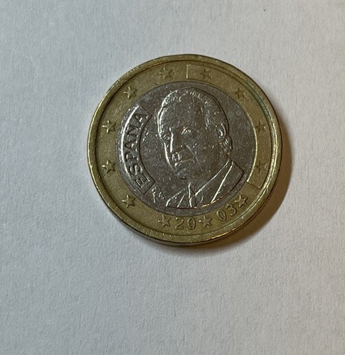 Euro spagna 2003 zigrinata - euro,