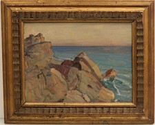 Dipinto epoca ad olio su