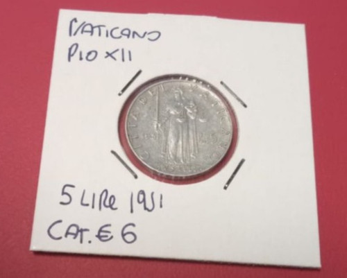 Vaticano papa pio xii moneta - pio,