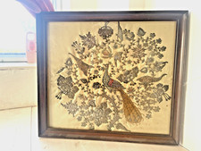 Pannello pavone uccellino