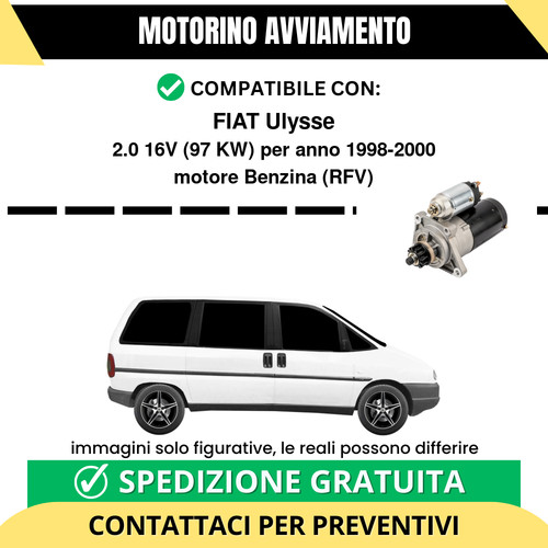 Motorino avviamento fiat - motorino,