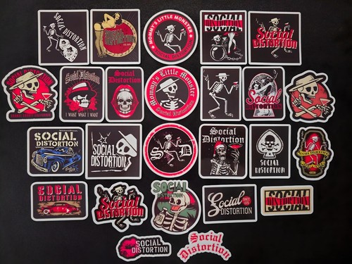 Punk rock vinyl stickers - rock,