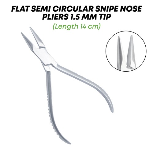 Pinza naso semicircolare