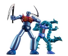 Soul of Chogokin GX-25R Garada K7 & GX-26R Doublas M2 Mazinger Z nuovo