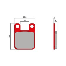 Pastiglie freno Malossi BRAKE