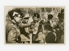 Foto MVSN Legionari Fascismo Uniforme Fascista Ufficiali Milizia Volontaria