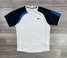 T-shirt Nike Tennis Agassi Slyle Challenge Court vintage anni 2000 taglia S bianca