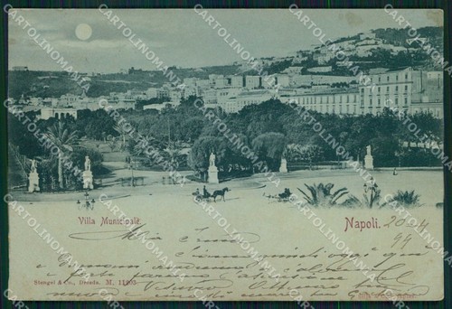Napoli città villa municipale - napoli,