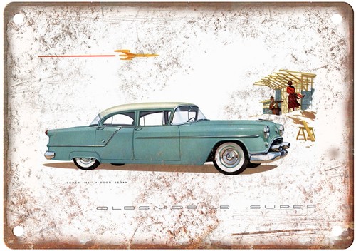 Insegna metallo oldsmobile - metallo,