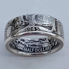Anello con moneta stile
