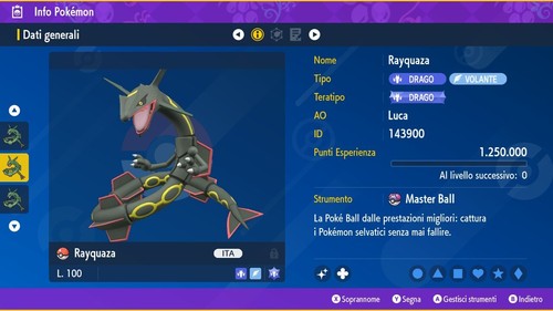 Rayquaza shiny 6iv - rayquaza,