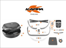 KAPPA Chiave Serratura + Boccola Con Impugnatura Rossa Per Valigia Bauletto