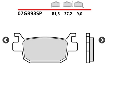 Pastiglie freno brembo carbon - pastiglie,