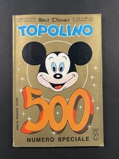 TOPOLINO LIBRETTO 500 Del 27 Giugno 1975 Con Farfalla Bianca Perfetta Da Edicola