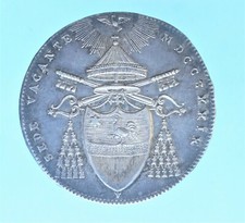 SEDE VACANTE 1/2 SCUDO 1829 ROMA MONETE DA COLLEZIONE ARGENTO SILVER COIN