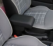 BRACCIOLO Fiat 500 2007-2025 vera pelle rigenerata nera -regolabile-portaoggetti