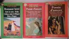 3 LIBRI POESIE D'AMORE ROMANZI