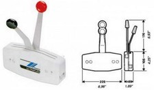 COMANDO BILEVA MONTAGGIO A PARATIA ADATTABILE SU QUALSIASI MOTORE FUORIBORDO B47