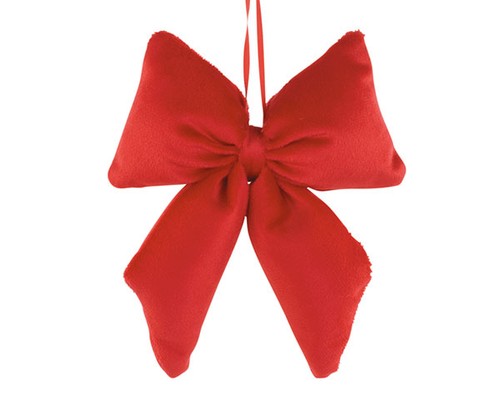 Fiocco velluto rosso - rosso, da