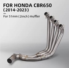 Collettori Di Scarico Honda Cbr650 2014-2023 51mm Downpipe Sportivo Scatalizzato