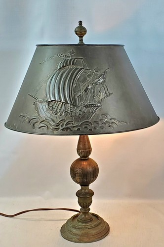 Lampada tavolo galione - lampada,