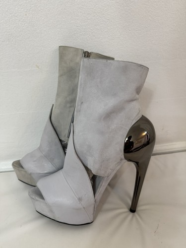 Stivali donna grigio - , panna