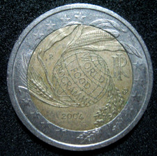 Moneta da 2 Euro Commemorativa World food programme - 2004 ITALIA da collezione