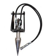 Spaccalegna per miniescavatore motore idraulico 10 kw trapano a vite cono 80 mm