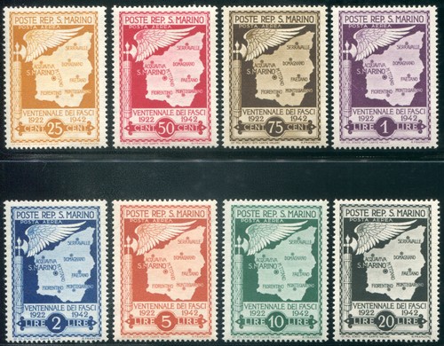 1943 san marino posta aerea - san,