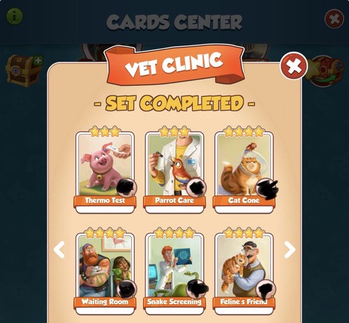 Coin master carte rare vet - -,