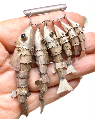 Lux spilla pesce vintage - lux,