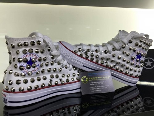 Converse bianche alte - converse,