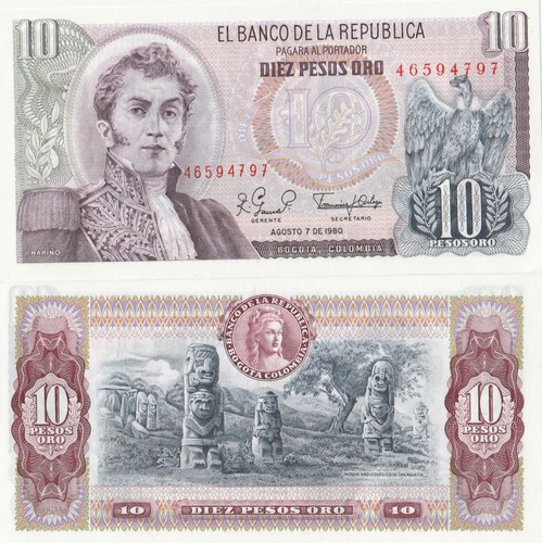 Colombia banconota pesos - banconota,