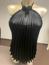 top donna, molto elegante, plisettato, schiena nuda.