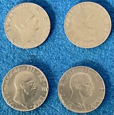 lotto 4 monete 50 c. Vittorio