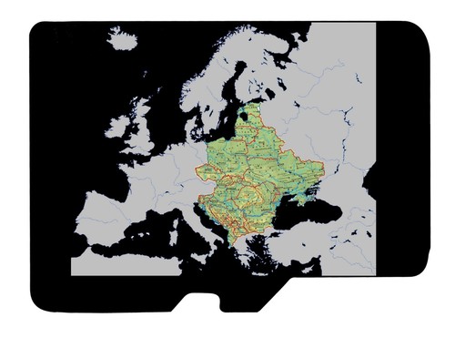 Scheda europa orientale topo - orientale,